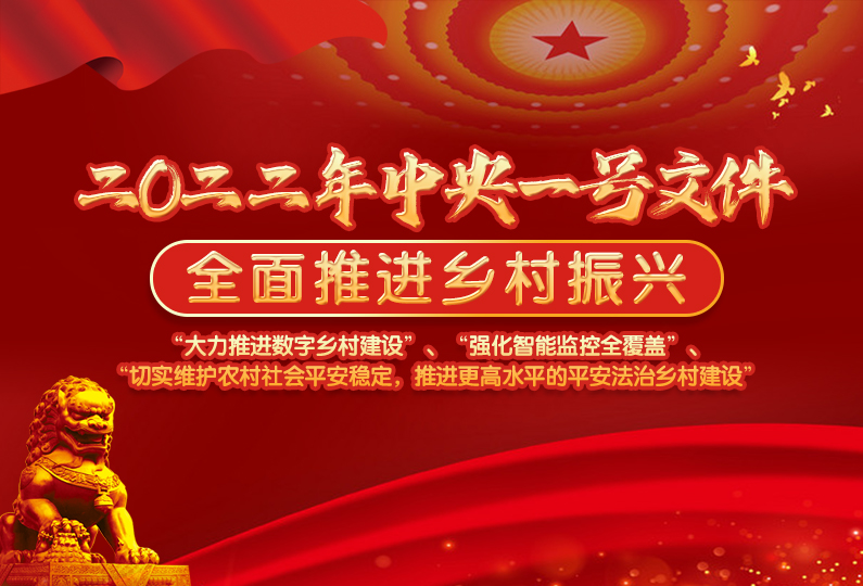 2022年中央一號文件發(fā)布，智慧安防產(chǎn)業(yè)有哪些“大錢景”？